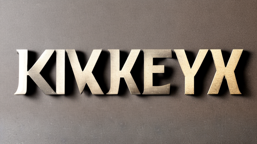 flat metal letters