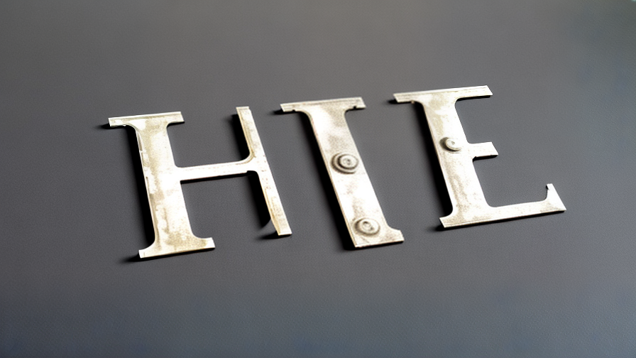 flat metal letters