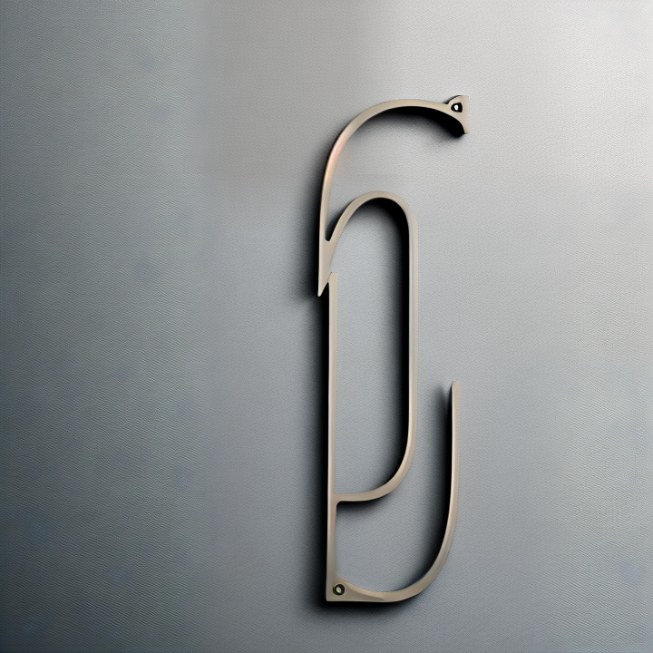 flat metal letters