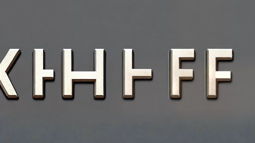 flat metal letters