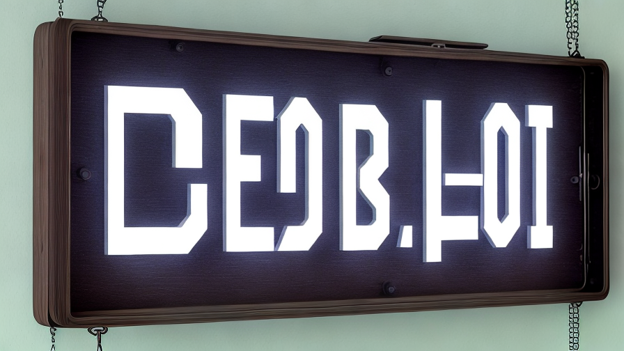frontlit sign