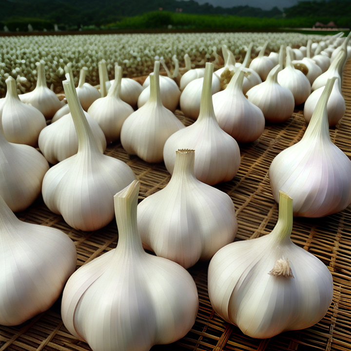 garlic grown in china