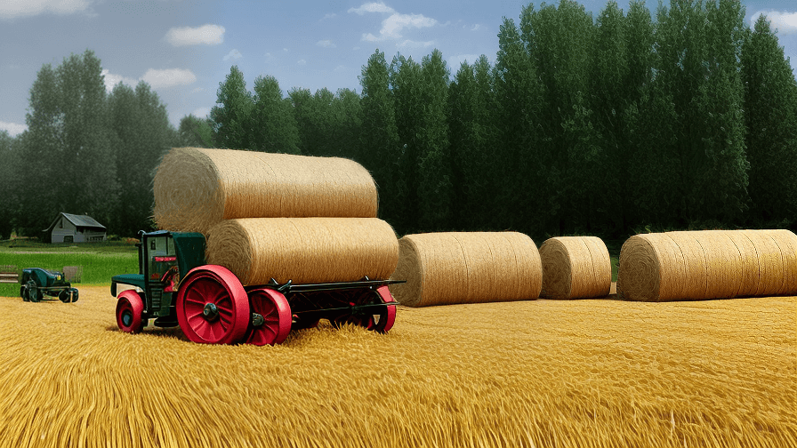 Hand Hay Baler