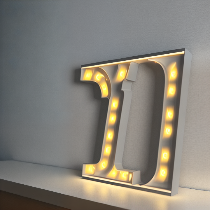 led letter sign