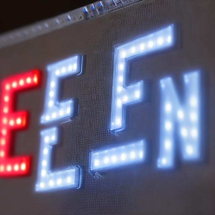 led lettering