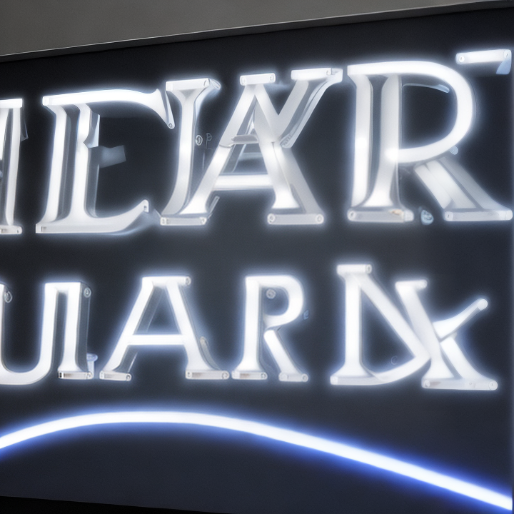 led lettering