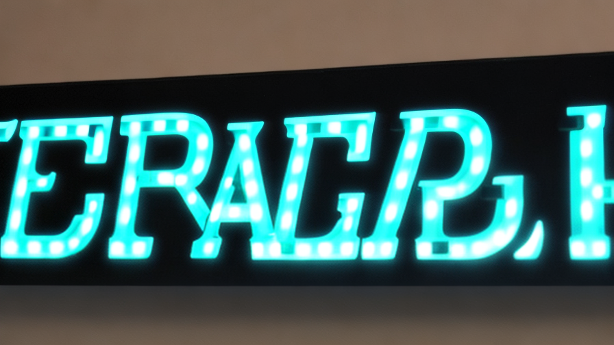 led lettering