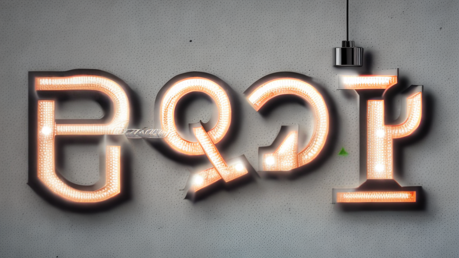 led lettering
