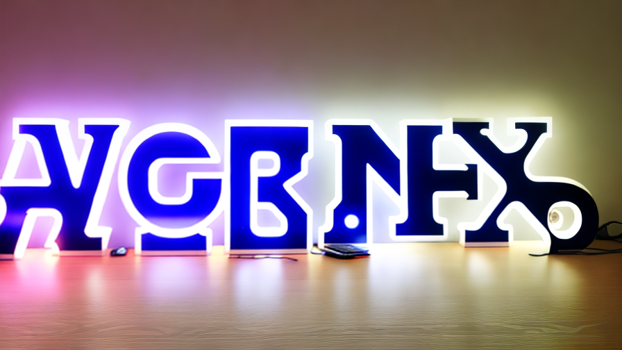 led lettering