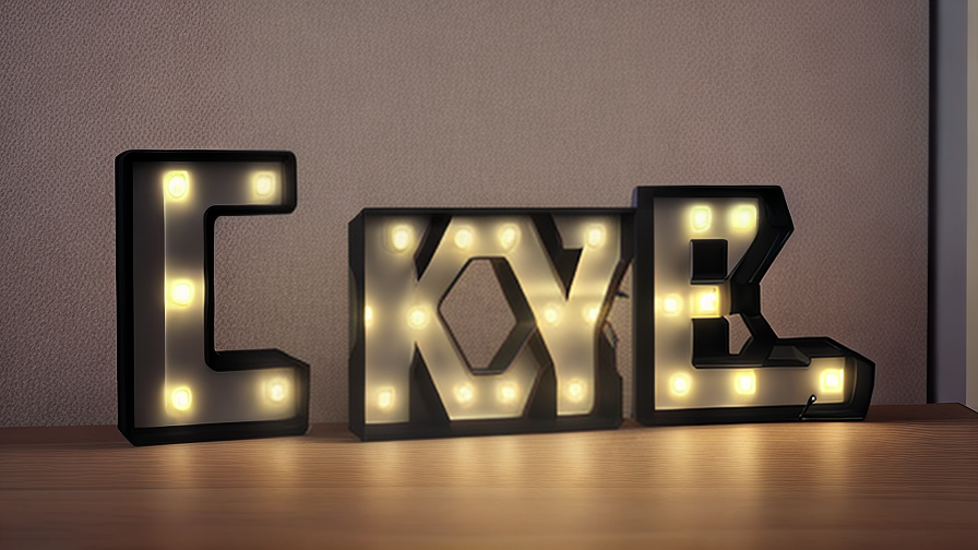 led letters sign