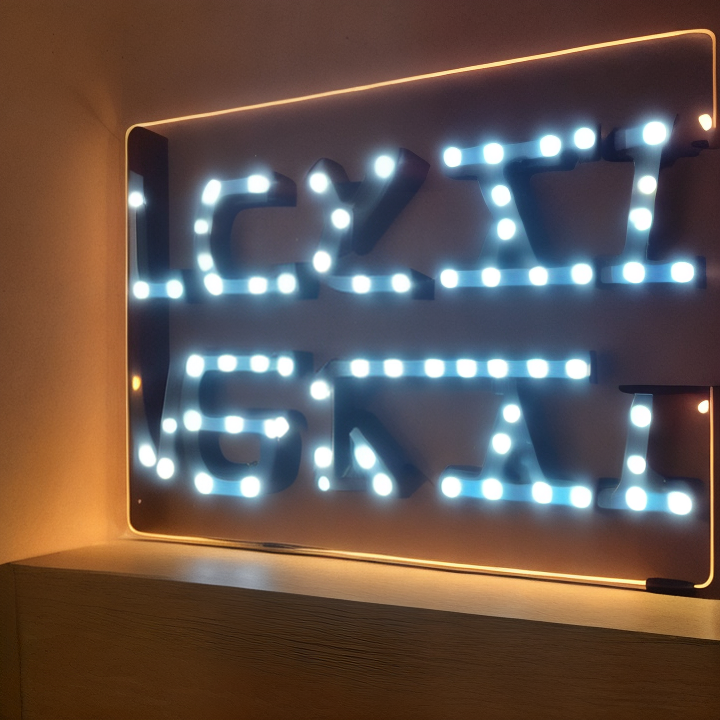 led letters sign