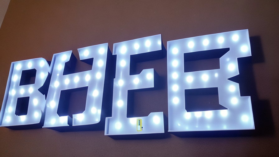 led letters sign