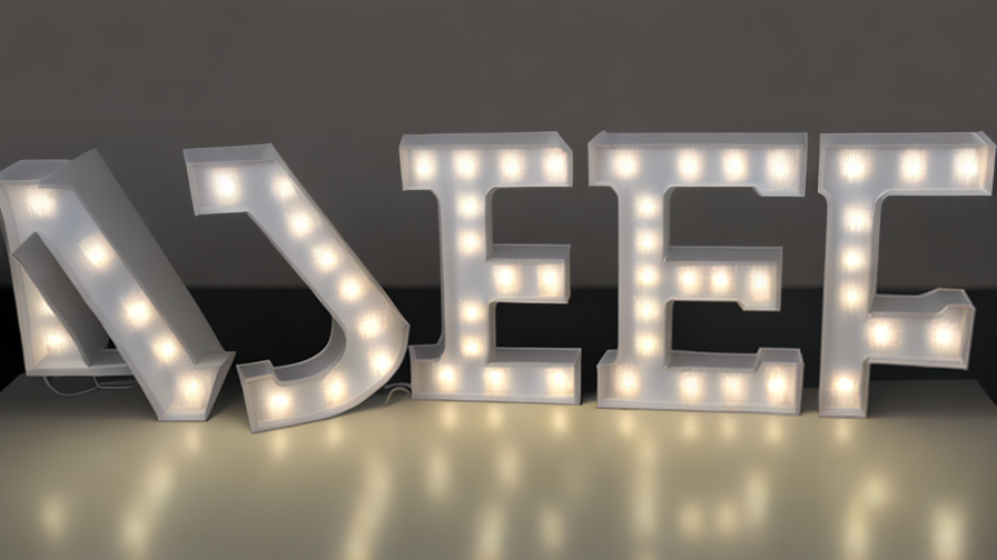 led letters sign