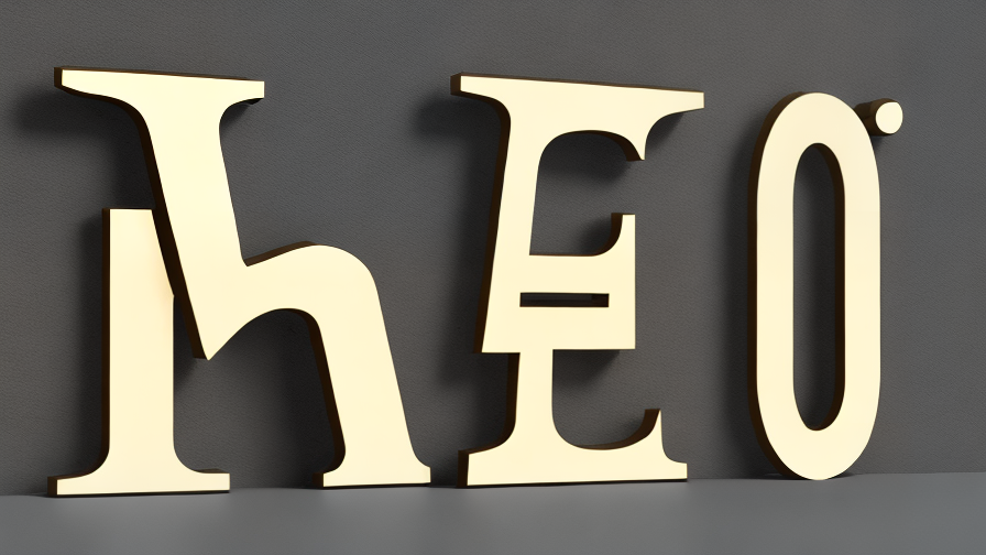 metal letter sign