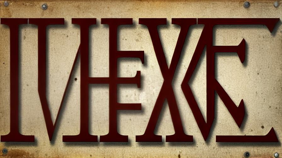 metal letter sign