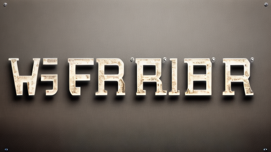 metal letter sign