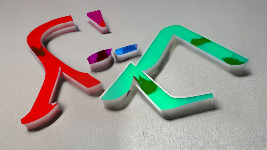 painted acrylic letters