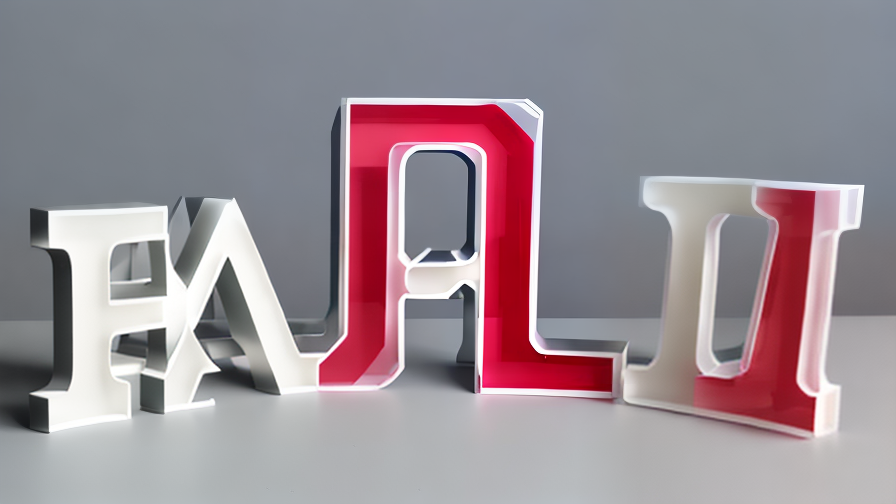 painted acrylic letters