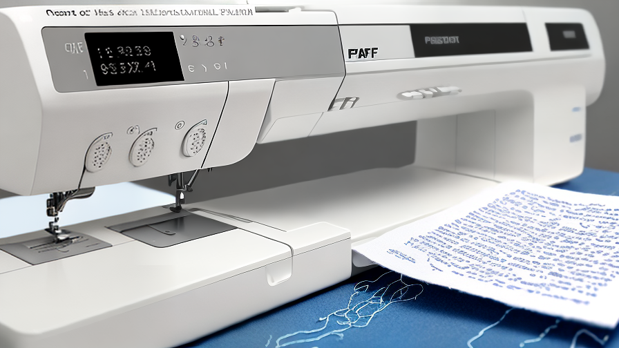 Pfaff Creative 4.5 Sewing And Embroidery Machine