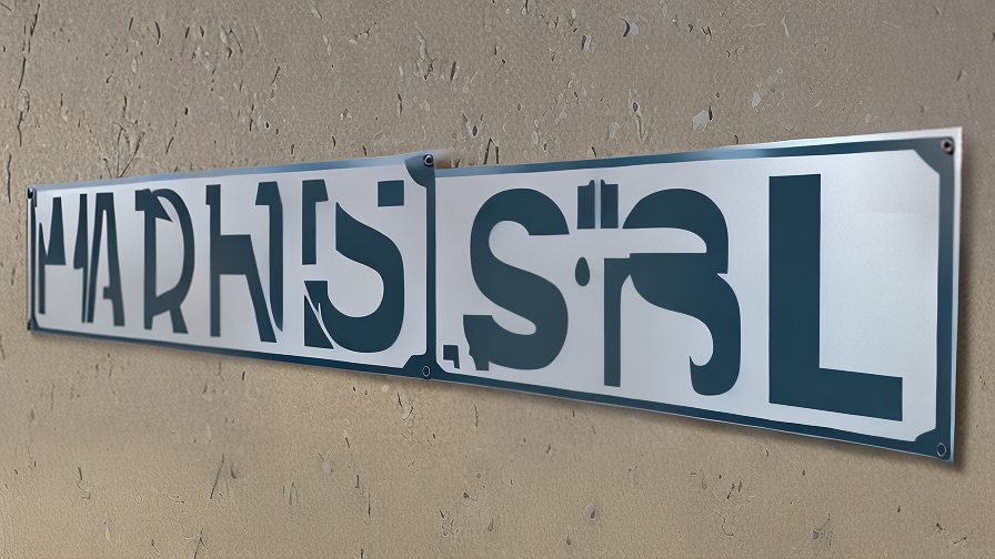 powder coated metal signs