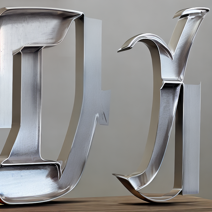 stainless steel letters