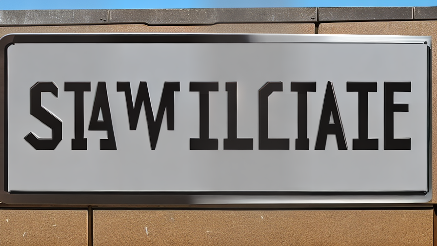 stainless steel sign letters