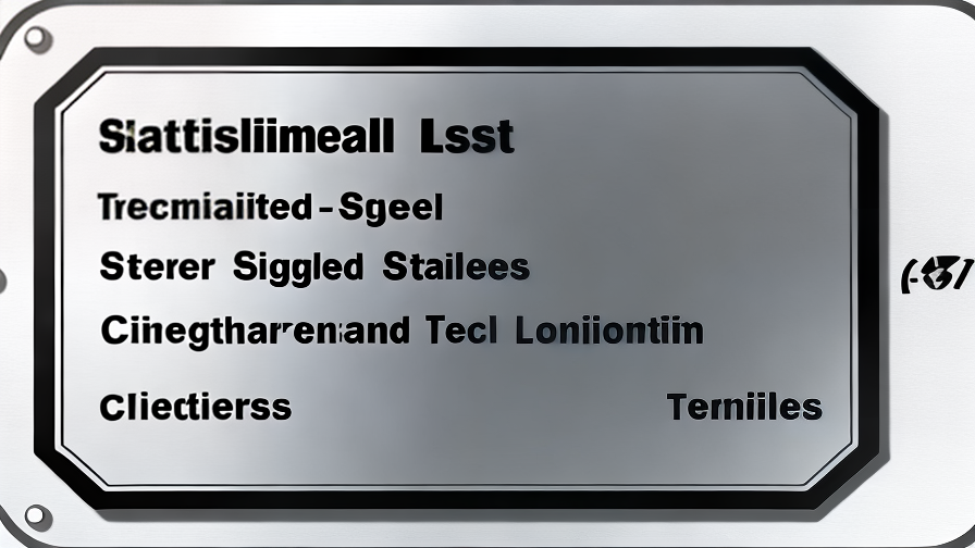 stainless steel signs