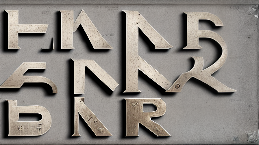 steel letters