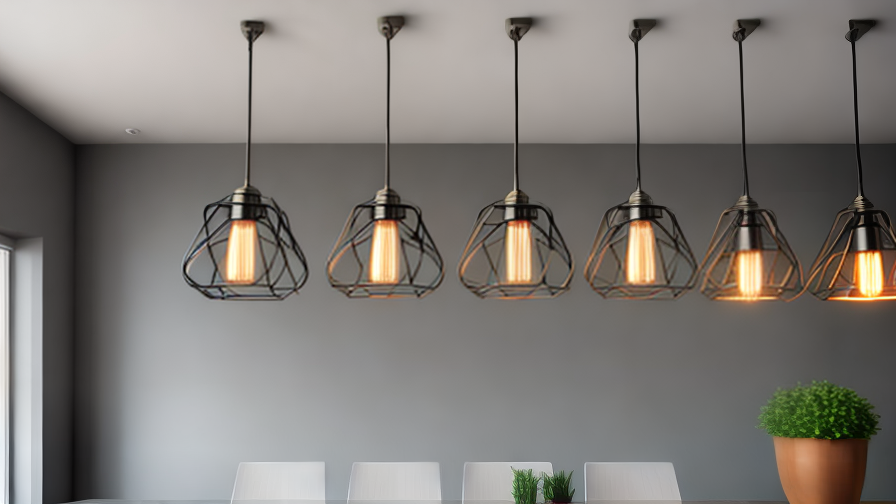 iron pendant light
