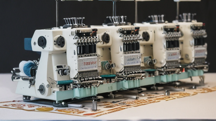 10 needle embroidery machine