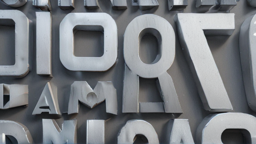 aluminium letter