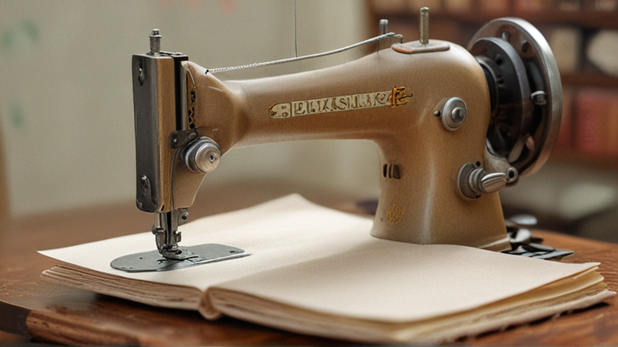 book sewing machine