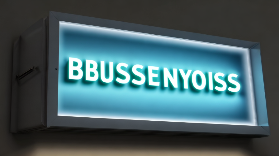 business lighted signs