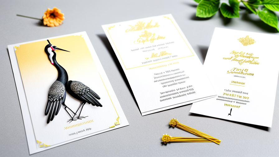 cranes invitations