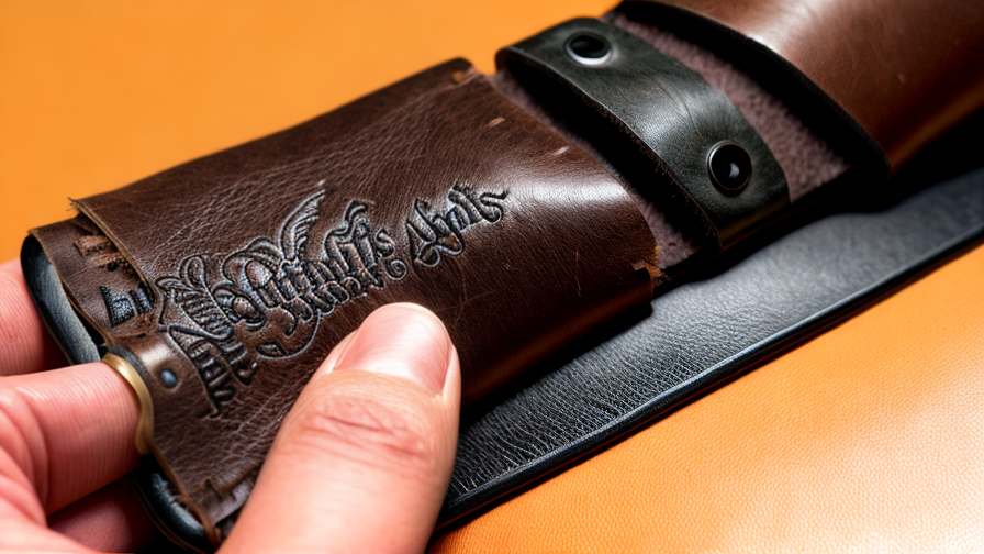custom leather patch
