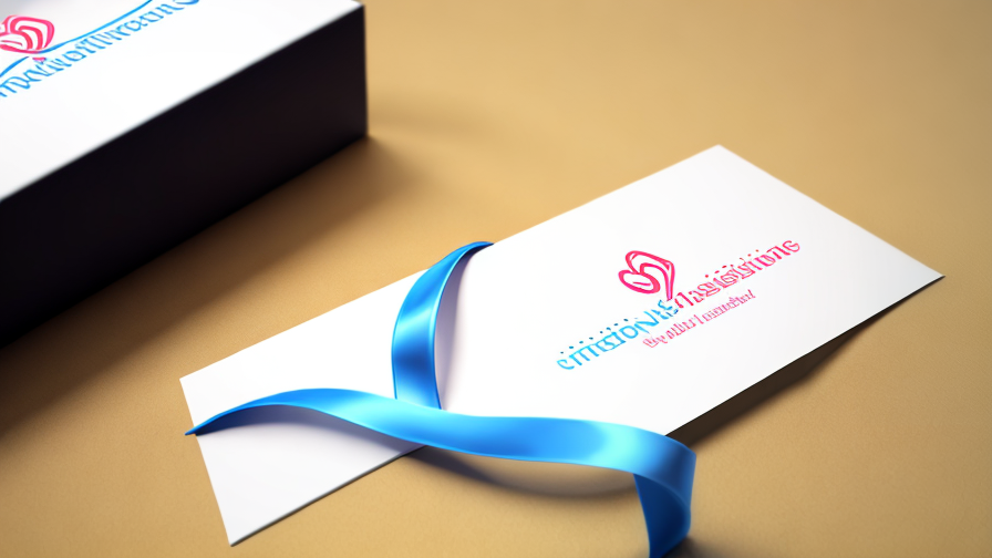 custom ribbon with logo