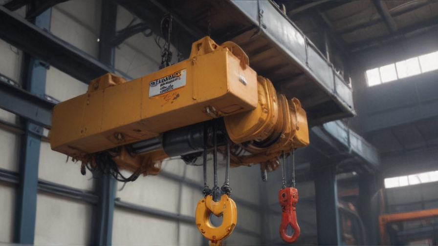 diagram overhead crane hoist parts