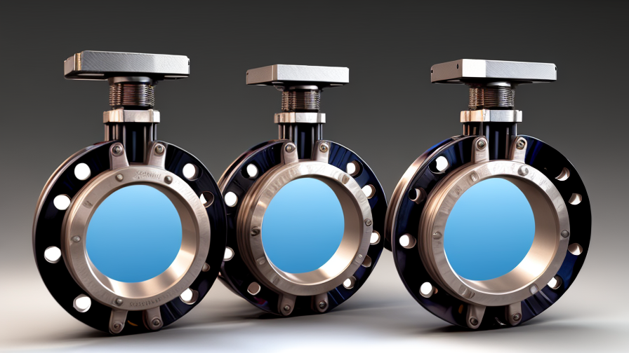 double flanged butterfly valves