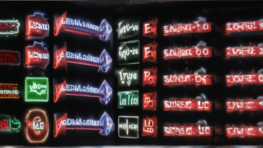 led business signs outdoor