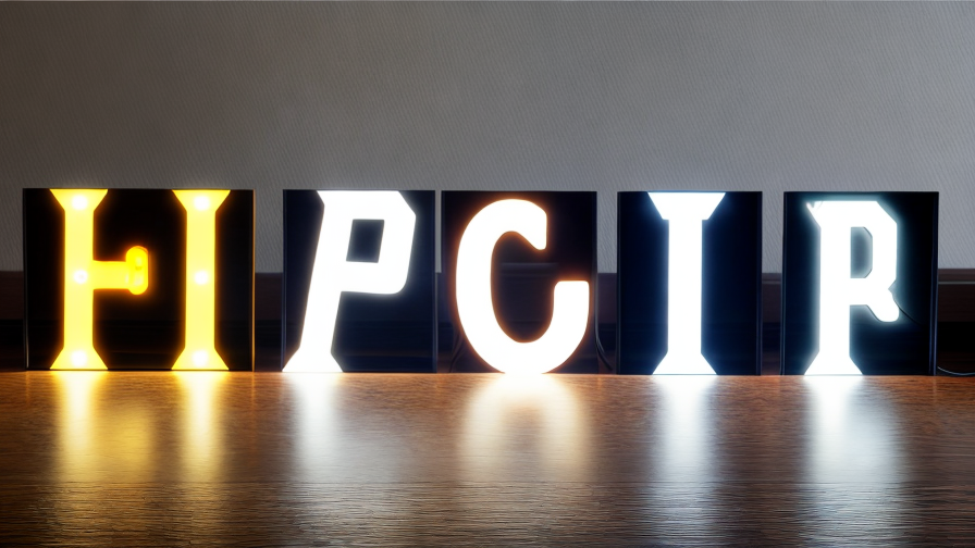 letter sign led