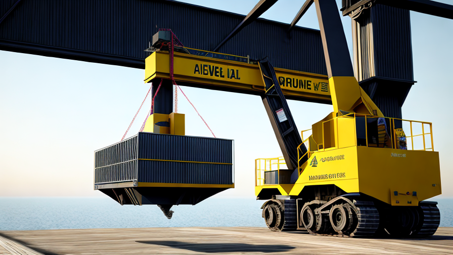 level luffing crane