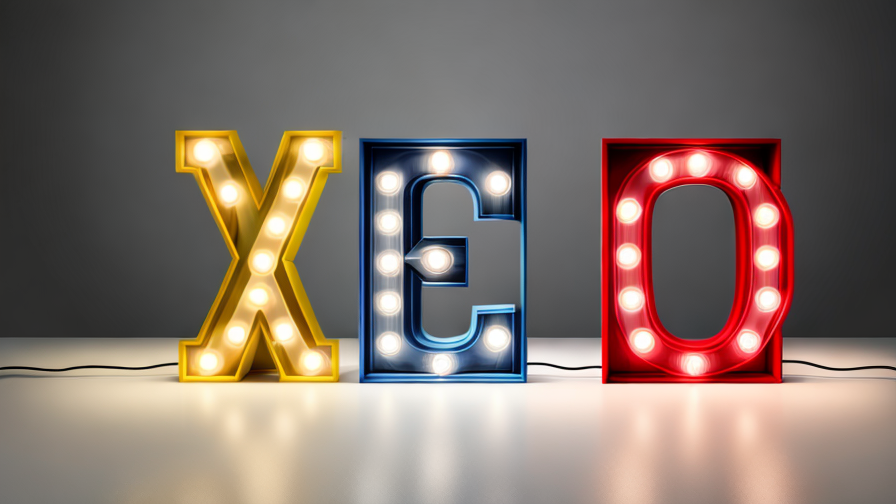 lighted alphabet letters