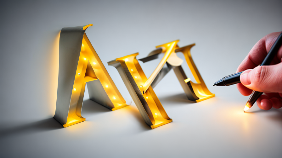 lighted alphabet letters