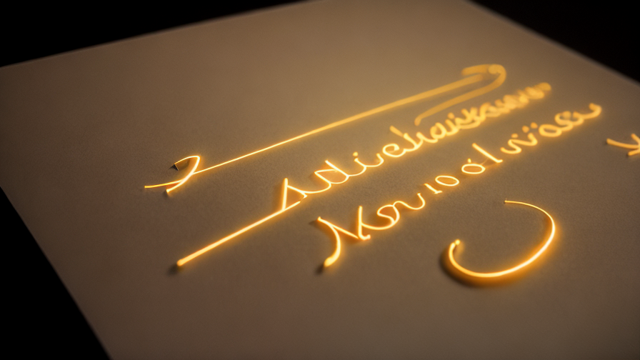 lighted lettering