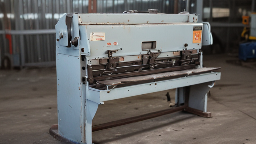 metal shearing machine