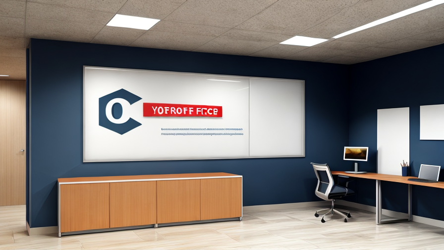office sign for wall
