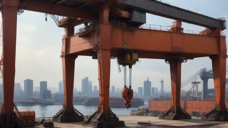 parts of a gantry crane
