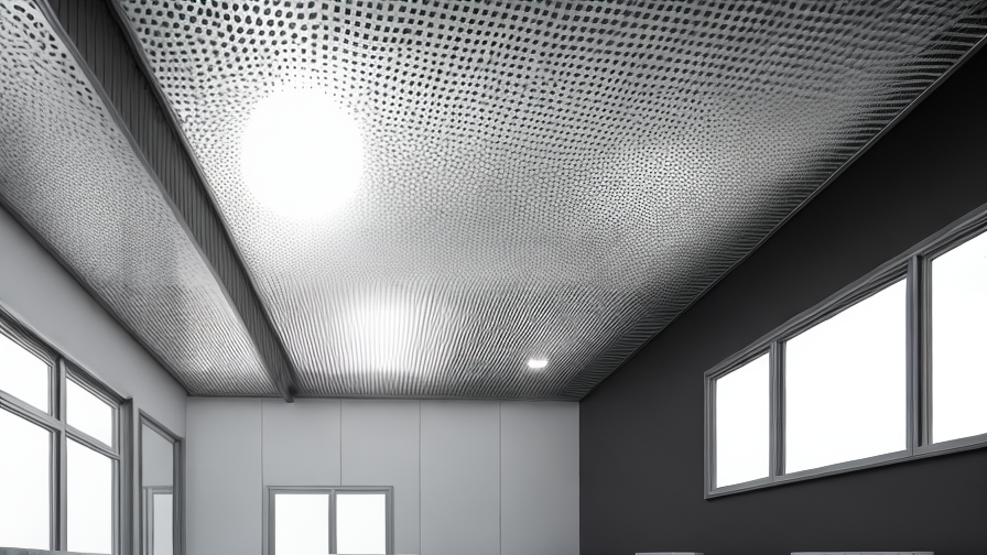 perforated metal ceiling