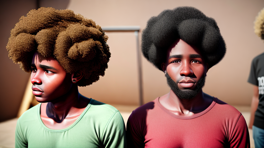 peruca afro