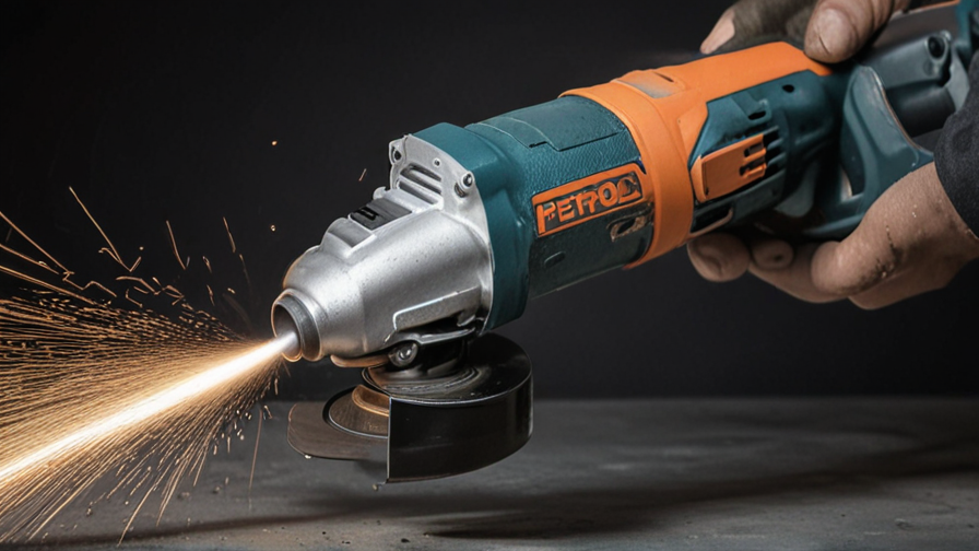 petrol angle grinder